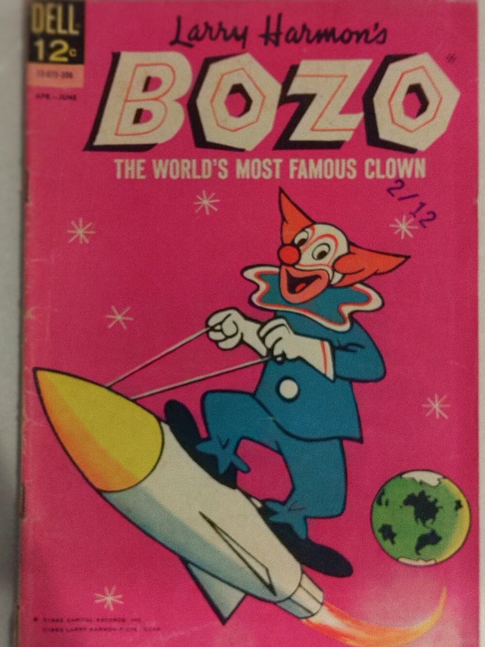 BOZO Comic Book Issue #2 published in 1963